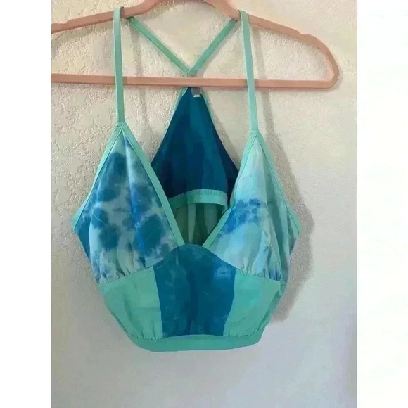 Free People Movement Endless Sunshine Mesh Back V Strap Crop Size - Picture 2 of 9